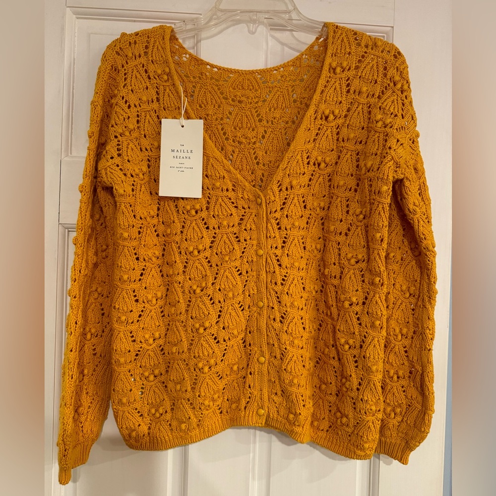 Sézane Annette Cardigan, NWT, size S - Picture 2 of 7